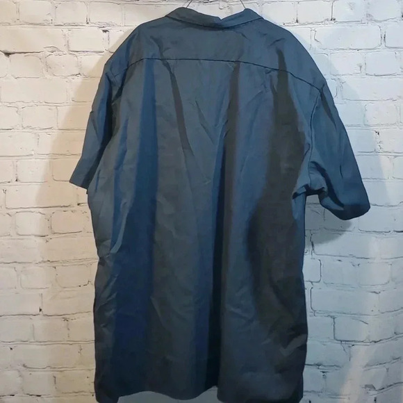 Relaxed Fit Short Sleeve Work Shirt, Charcoal Gray NWOT - Picture 7 of 7